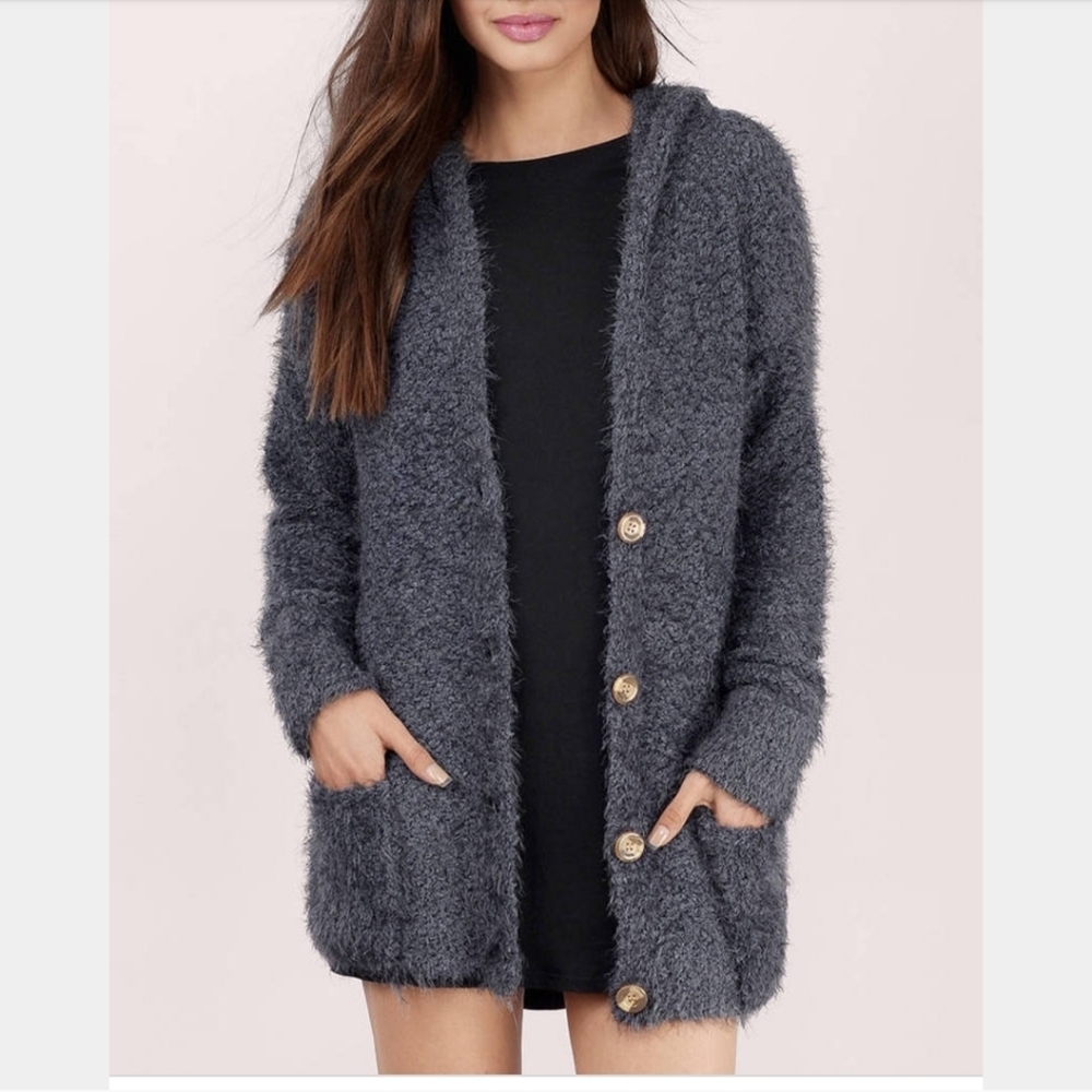 Tobi Feria Cardigan Hoodie Size Medium